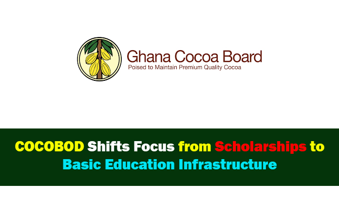 COCOBOD Shifts Focus from Scholarships to Basic Education Infrastructure