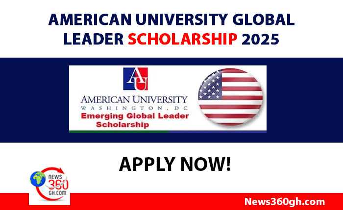 Fully Funded American University Global Leader Scholarship 2025