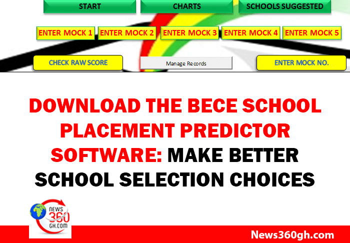 Download the BECE School Placement Predictor Software