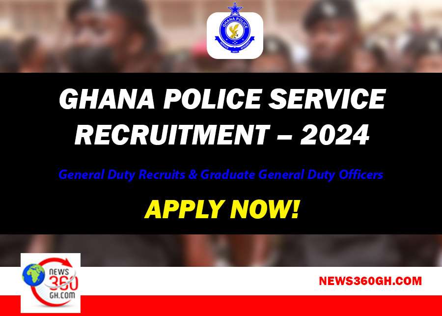 Ghana Police Service Opens 2024 Recruitment Portal – Apply Here