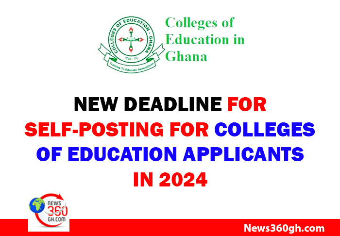 New Deadline for Self-Posting for Colleges of Education Applicants in 2024