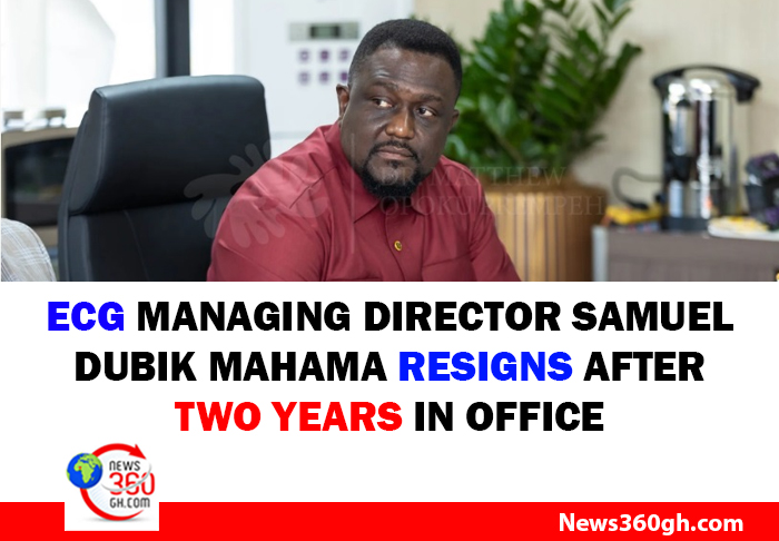 ECG Managing Director Samuel Dubik Mahama Resigns After Two Years in Office