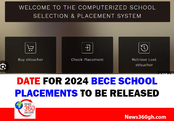 Date for 2024 BECE School Placements to Be Released