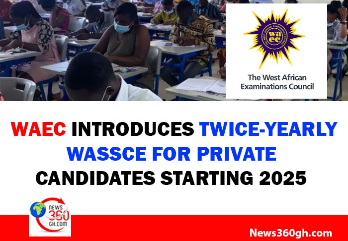 WAEC Introduces Twice-Yearly WASSCE for Private Candidates Starting 2025