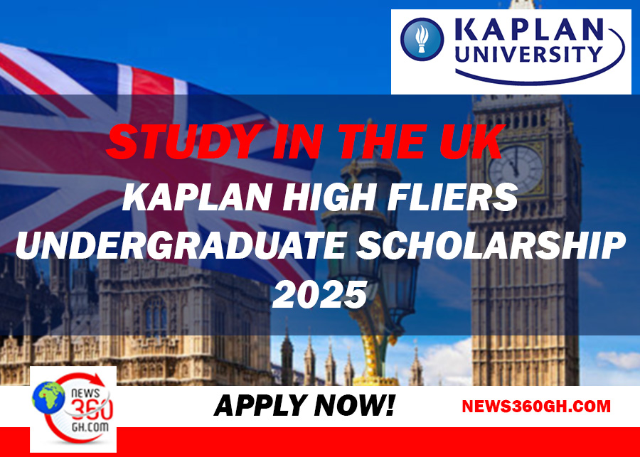 Study in the UK : KAPLAN High Fliers Undergraduate Scholarship 2025