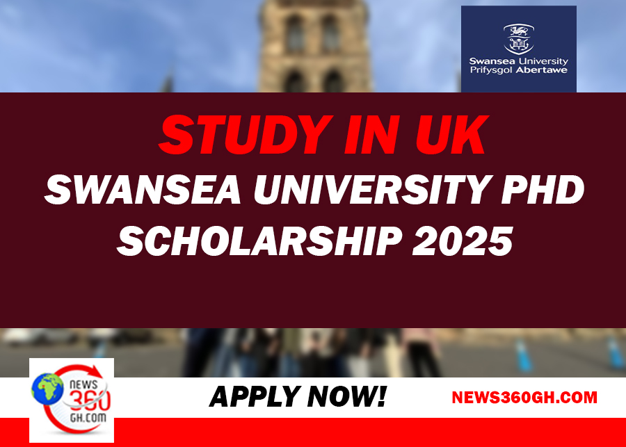 Study in UK: Swansea University PhD Scholarship 2025