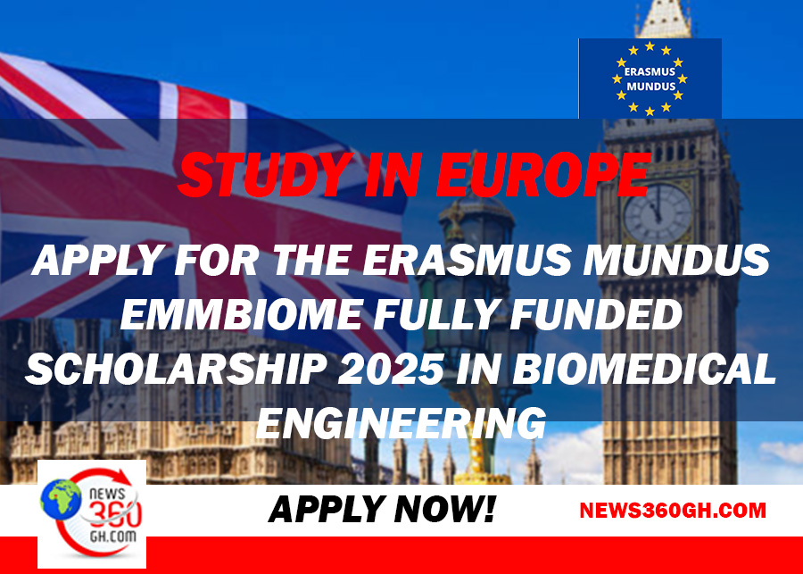 Study In Europe: Apply for the Erasmus Mundus EMMBIOME Fully Funded Scholarship 2025 in Biomedical Engineering