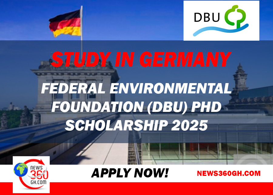 Study In Germany: Federal Environmental Foundation (DBU) PhD Scholarship 2025