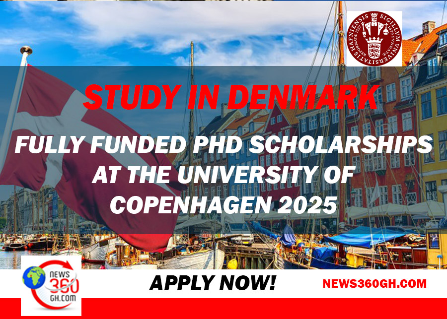 Study in Denmark: Fully Funded PhD Scholarships at the University of Copenhagen 2025