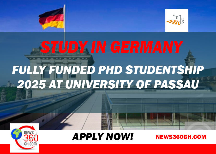 Study In Germany: Fully Funded PhD Studentship 2025 at University of Passau