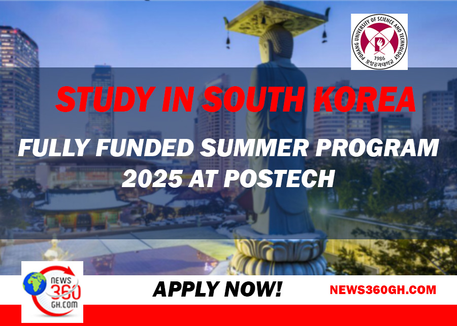 Study In South Korea: Fully Funded Summer Program 2025 at POSTECH