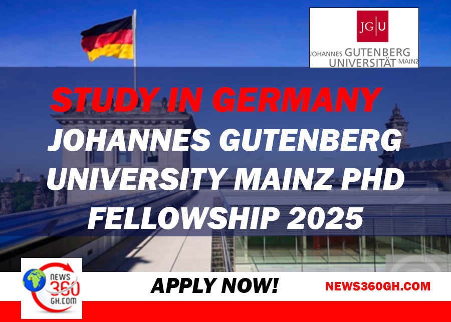 Study in Germany: Johannes Gutenberg University Mainz PhD Fellowship 2025