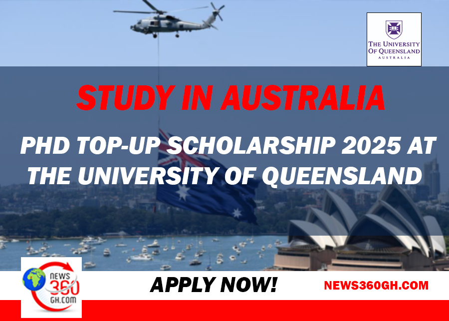 Study In Australia: PhD Top-Up Scholarship 2025 at the University of Queensland