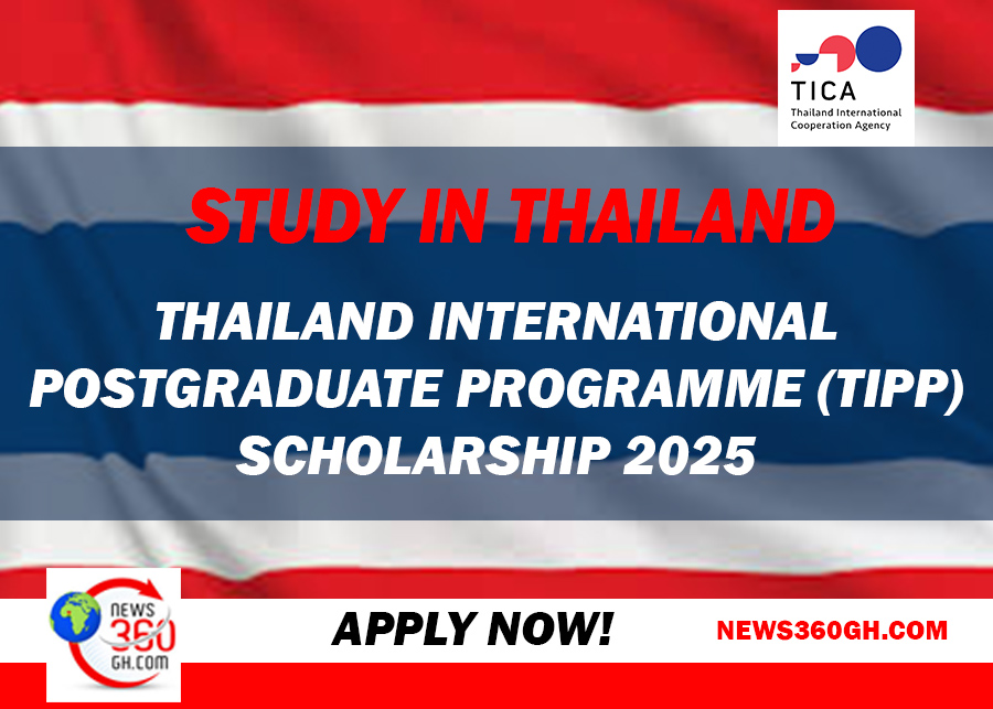 Study In Thailand: Thailand International Postgraduate Programme (TIPP) Scholarship 2025