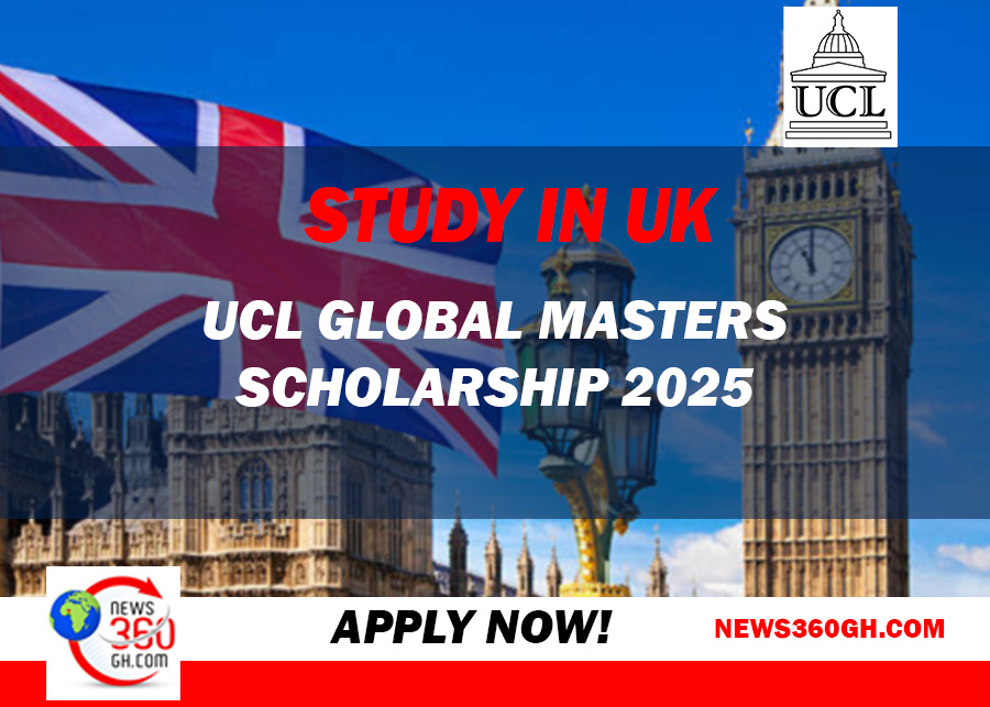 Study In UK:  UCL Global Masters Scholarship 2025