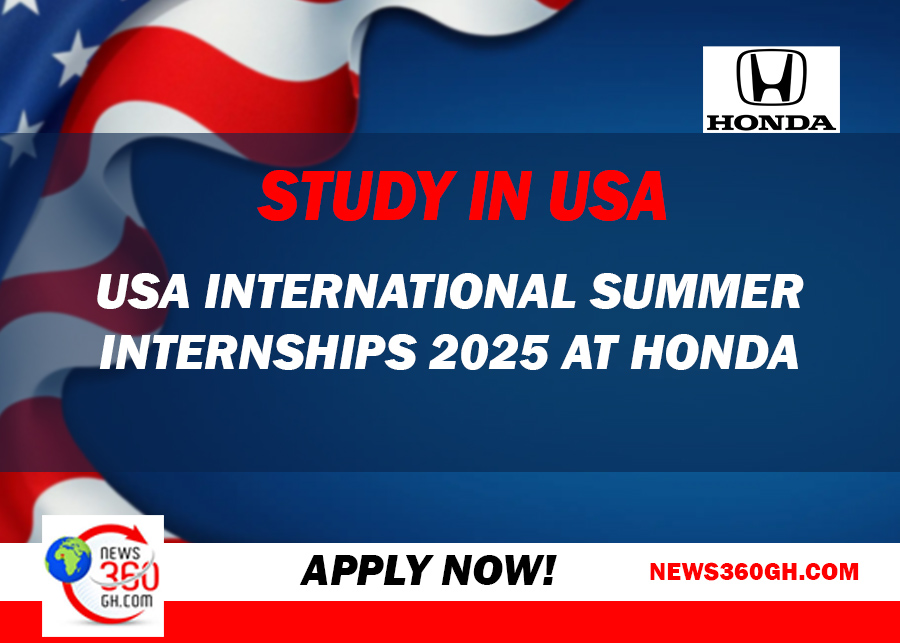 Study In USA: USA International Summer Internships 2025 at Honda