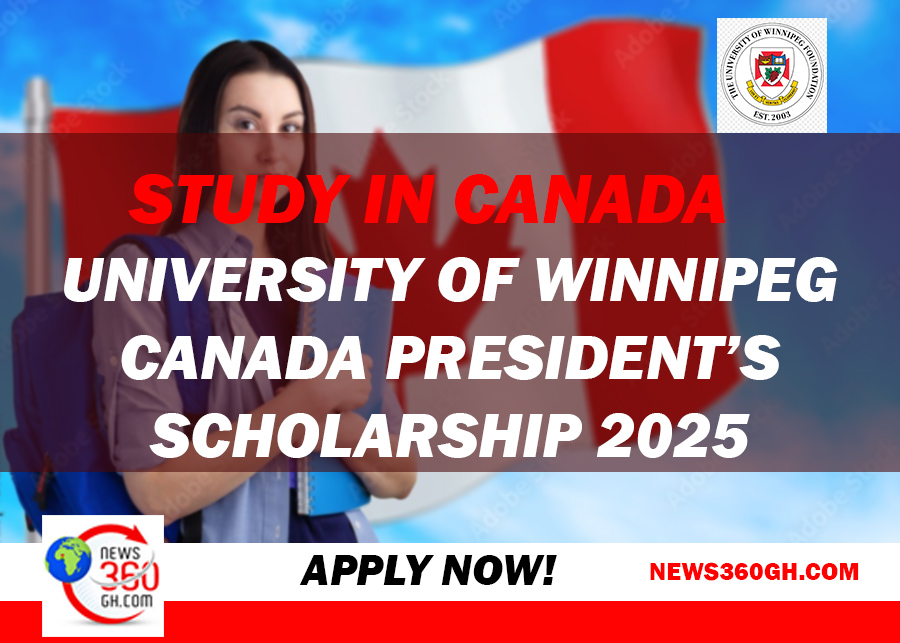 Study in Canada: University of Winnipeg Canada President’s Scholarship 2025