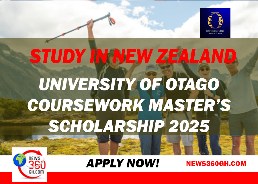 Study in New Zealand: University of Otago Coursework Master’s Scholarship 2025